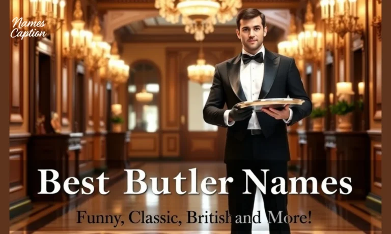 Best Butler Names Funny, Classic, British, and More!